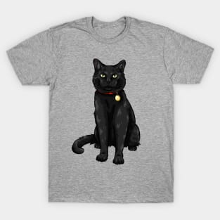 Cute Black Kitty Cat T-Shirt